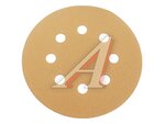 Круг абразивный d=125мм Р100 8отв. GOLD LINE HOLEX