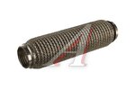 Гофра глушителя 45х260 трехслойная WIRE MESH нержавеющая сталь CBD