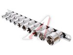 Набор головок торцевых TORX 1/2" E8-E24 10 предметов OMBRA