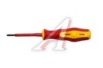 Отвертка крестовая PH 0.0х60мм диэлектрическая (сталь CrV) THORVIK