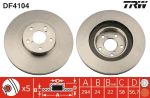 Диск тормозной SUBARU Forester,Impreza,Legacy,Outback передний (1шт.) (Уценка: упаковка) TRW