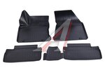 Коврик салона GEELY Emgrand 7 II (21-) полиуретан черный (4 предм.) NORPLAST
