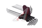 Набор ключей шестигранных 1/16-3/8" удлиненных 10 предметов THORVIK