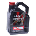 Масло моторное MOTUL 4100 TURBOLIGHT 10W40 п/синт.4л