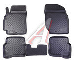 Коврик салона NISSAN Almera Classic (06-) полиуретан (4 предм.) NORPLAST