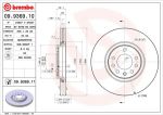 Диск тормозной OPEL Astra G (02-05),Zafira A (01-05),Corsa D (07-) передний (1шт.) BREMBO