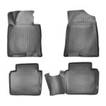 Коврик салона KIA Optima (16-) полиуретан черный (4 предм.) NORPLAST
