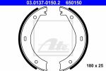 Колодки тормозные BMW E32, E34 (180х25) стояночного тормоза (4шт.) ATE
