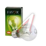 Лампа накаливания E27 P45 60W 230V FAVOR