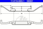 Пружина BMW 3 (E36,E46),5 (E34),7 (E32) суппорта переднего ATE