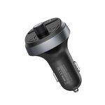 Устройство зарядное в прикуриватель с трансмиттером (bluetooth,hands free) HOCO