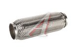 Гофра глушителя 60x250 в оплетке interlock (класс CBD-A) нержавеющая сталь CBD