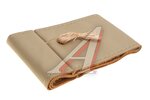 Оплетка руля (M) 37-39см бежевая кожа сшивная Monte Carlo CARFASHION