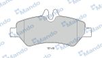 Колодки тормозные MERCEDES Sprinter (06-) VW Crafter 30-50 (06-) задние (4шт.) MANDO