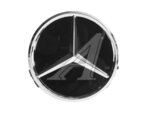 Заглушка литого диска MERCEDES черный хром гл.1-74