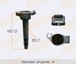 Катушка зажигания TOYOTA Camry (06-),Estima LEXUS RX450 (08-) MASUMA