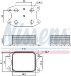 Радиатор масляный VW AUDI SEAT SKODA NISSENS