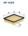 Фильтр воздушный TOYOTA Camry (11-) (3.5) (ЗАМЕНА НА 17801-31131-8E) FILTRON