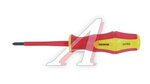 Отвертка крестовая PH 1.0х80мм диэлектрическая (сталь CrV) THORVIK