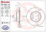 Диск тормозной TOYOTA Land Cruiser (02-) LEXUS GX470 (02-) передний (1шт.) BREMBO