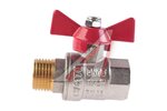 Кран шаровый 1/2" рукоятка бабочка внутренняя-наружная резьба TST