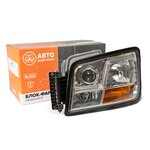 Фара SHACMAN SHAANXI X3000 левая LED ДХО,поворотник снизу,с электрокорректором AVTOELECTRICA