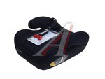 Подушка авт.детская БУСТЕР 15-36кг (II-III) 3-12лет total black Rider HAPPY BABY
