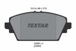 Колодки тормозные NISSAN Primera P12, Tino, Almera (00-) передние (4шт.) TEXTAR