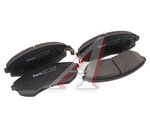Колодки тормозные HYUNDAI Elantra,Lantra (91-) (1.8) передние (4шт.) MANDO