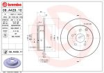 Диск тормозной TOYOTA Rav 4 (05-12) задний (1шт.) BREMBO