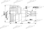 ШРУС внутренний OPEL Ascona C (82-88) PATRON