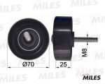 Ролик приводного ремня MAZDA 3 (00-),6 (02-) обводной MILES