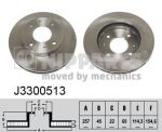 Диск тормоз. NIPPARTS J3300513 HYUNDAI SONATA 1шт