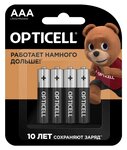 Батарейка AAA LR03 1.5V блистер 4шт. Alkaline Basic OPTICELL