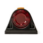 Фонарь габаритный красный/белый 12/24 светодиодный (с боковым желтым) AVTOELECTRICA