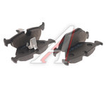 Колодки тормозные BMW E39 520i,523i,525i,528i,530i,535i задние (4шт.) HSB