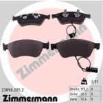 Колодки тормозные VW Phaeton AUDI A6,A8 (02-) (2.7/6.0) передние (4шт.) ZIMMERMANN