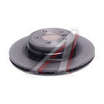 Диск тормозной BMW X5 (E70),X6 (E71,E72) задний (1шт.) TRW