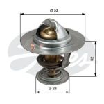 Термостат FORD Focus (12-) GATES