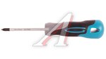Отвертка крестовая PZ1х75мм двухкомпонентная ручка GROSS