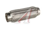 Гофра глушителя 60x250 в 3-ой оплетке innerbraid нержавеющая сталь CBD