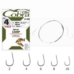 Крючки с поводком Cobra ALLROUND 0,16mm, разм.8