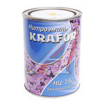Краска желтая 700г НЦ-132 KRAFOR