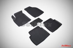Коврик салона CHEVROLET Aveo  (03-11), RAVON Nexia R3 (15-) резина высокий борт (5 предм.) SEINTEX