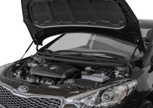 Амортизатор KIA Cerato (13-) капота (пружина газовая) комплект 2шт. АВТОУПОР UKICER012