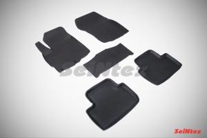 Коврик салона CITROEN С4 Aircross (12-), MITSUBISHI Asx (10-), PEUGEOT 4008 (12-) резина высокий борт (5 предм.) SEINTEX