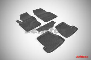 Коврик салона FORD Focus III (Рест.) (15-) резина высокий борт (5 предм.) SEINTEX