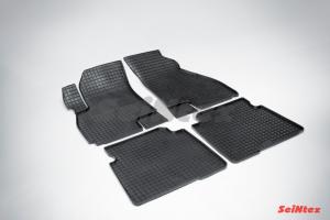 Коврик салона HYUNDAI Santa Fe Classic (06-12), HYUNDAI Santa Fe (00-06) резина, сетка (4 предм.) SEINTEX