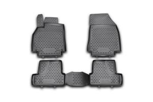 Коврик салона RENAULT Megane 3 (10-15) полиуретан черный (4 предм.) ELEMENT