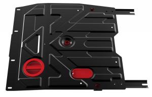 Защита картера и КПП FIAT Sedici (05-12),SUZUKI SX4 I Classic (06-14) сталь 1.8мм АВТОБРОНЯ
